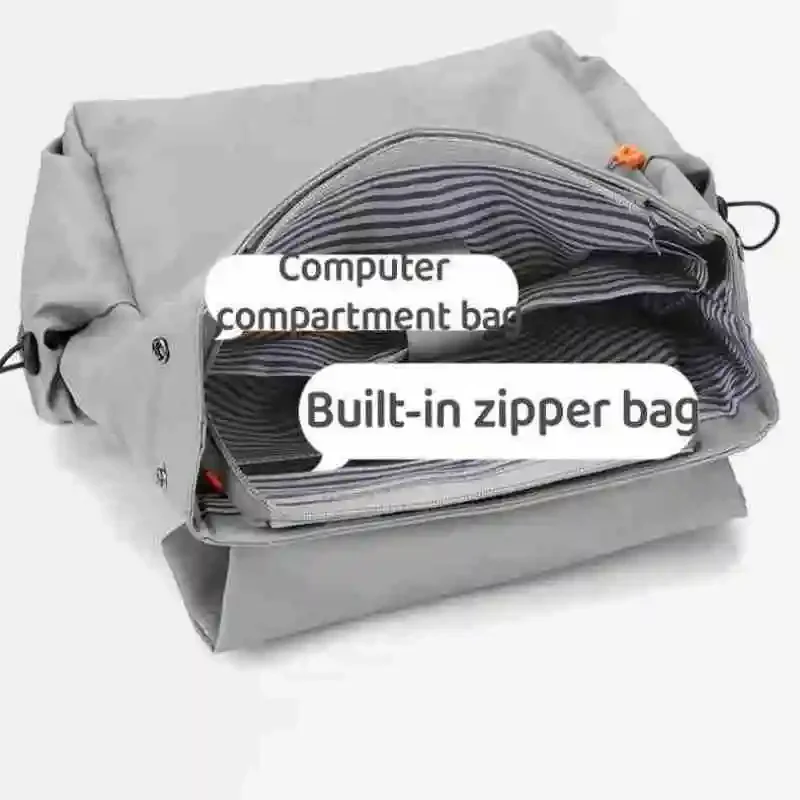 Backpack Business Large-capacity Backpack Korean Version of College Students' Schoolbags Fashion Simple Youth Outdoor  Bag