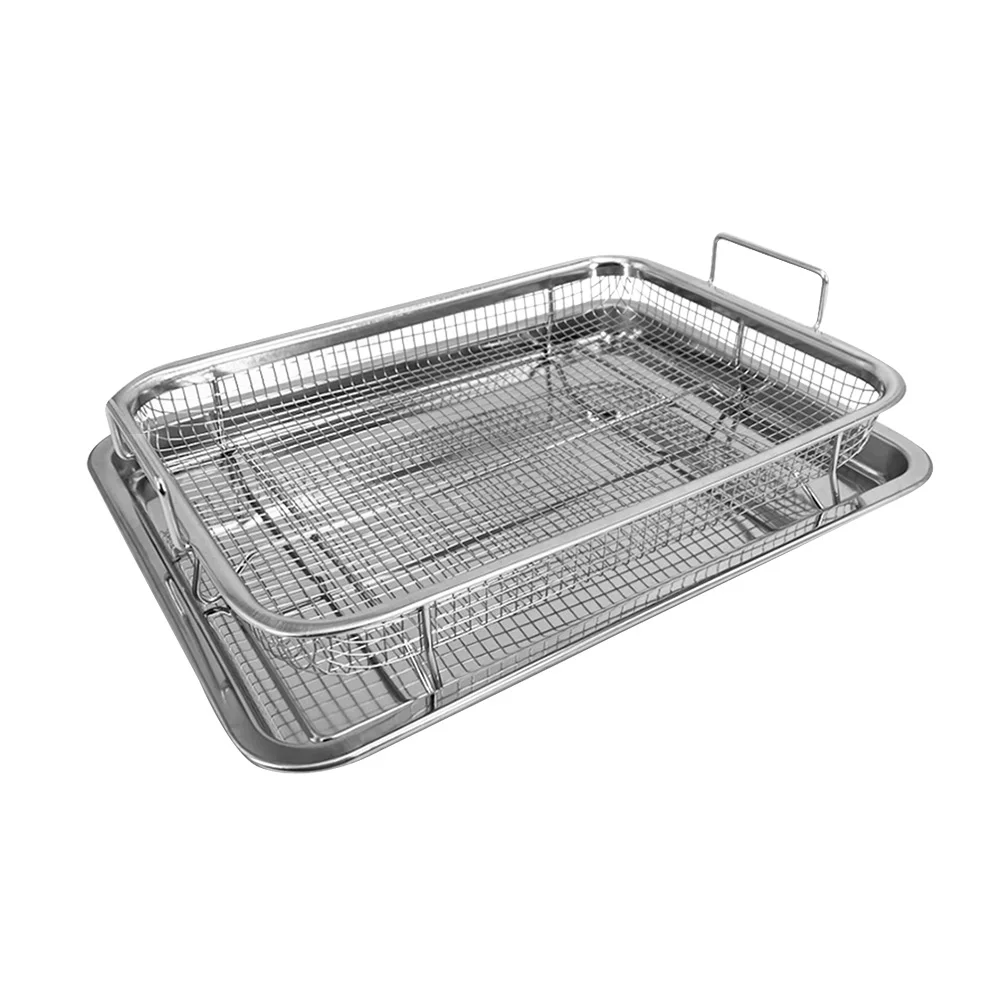 Plateau De Cuisson En Acier Carbone Pour Friteuse à Air