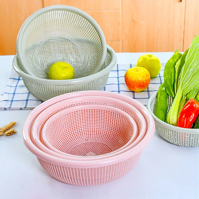 Plastic Baskets Vegetable Storage Kitchen  Plastic Fruit Storage Baskets -  Plastic - Aliexpress