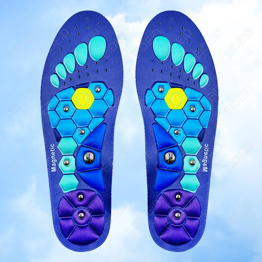 Description Picture 3 of itemMassag Enhanced Magnetic Therapy Insole Running Sports Shock-absorbing Shoe Accessories Point Therapy Feet Body Detox Insert