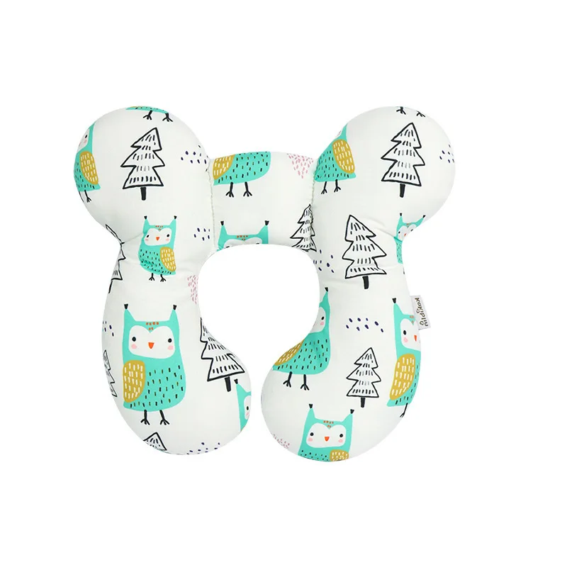  베개  침대 U자형 여행용 자동차 안전 시트 목 보호 고정 스타일링 카트 베개..