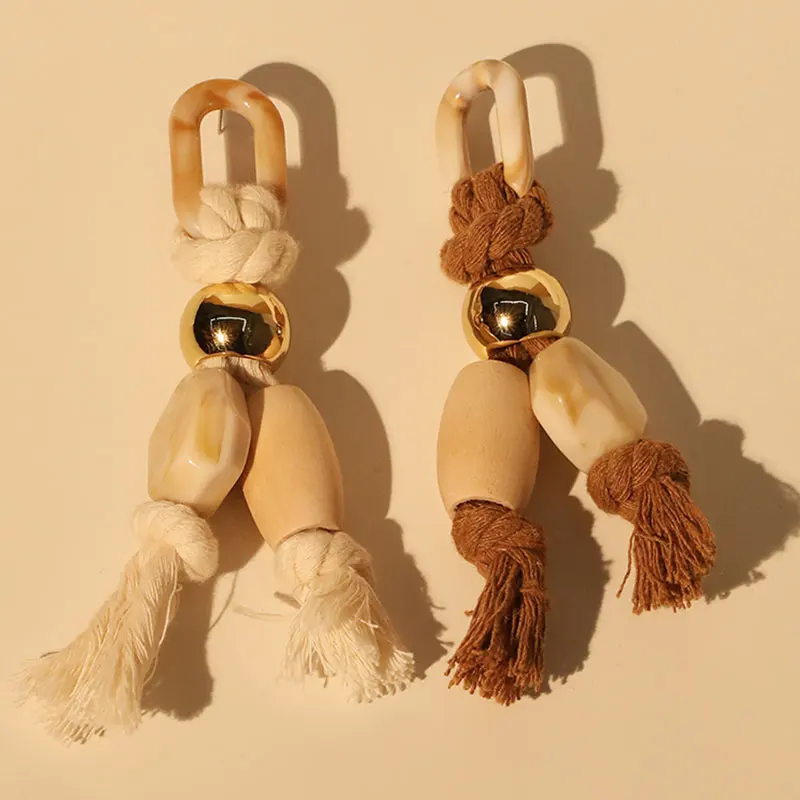 Gracie Handmade Long Beads & Ropes Earrings 5