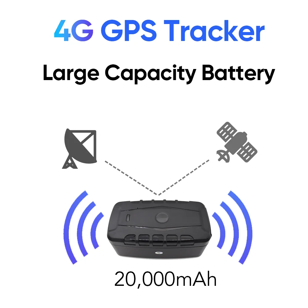 4G GPS Tracker Portable GPS Via Satellite AntiTheft Car Immobilizer