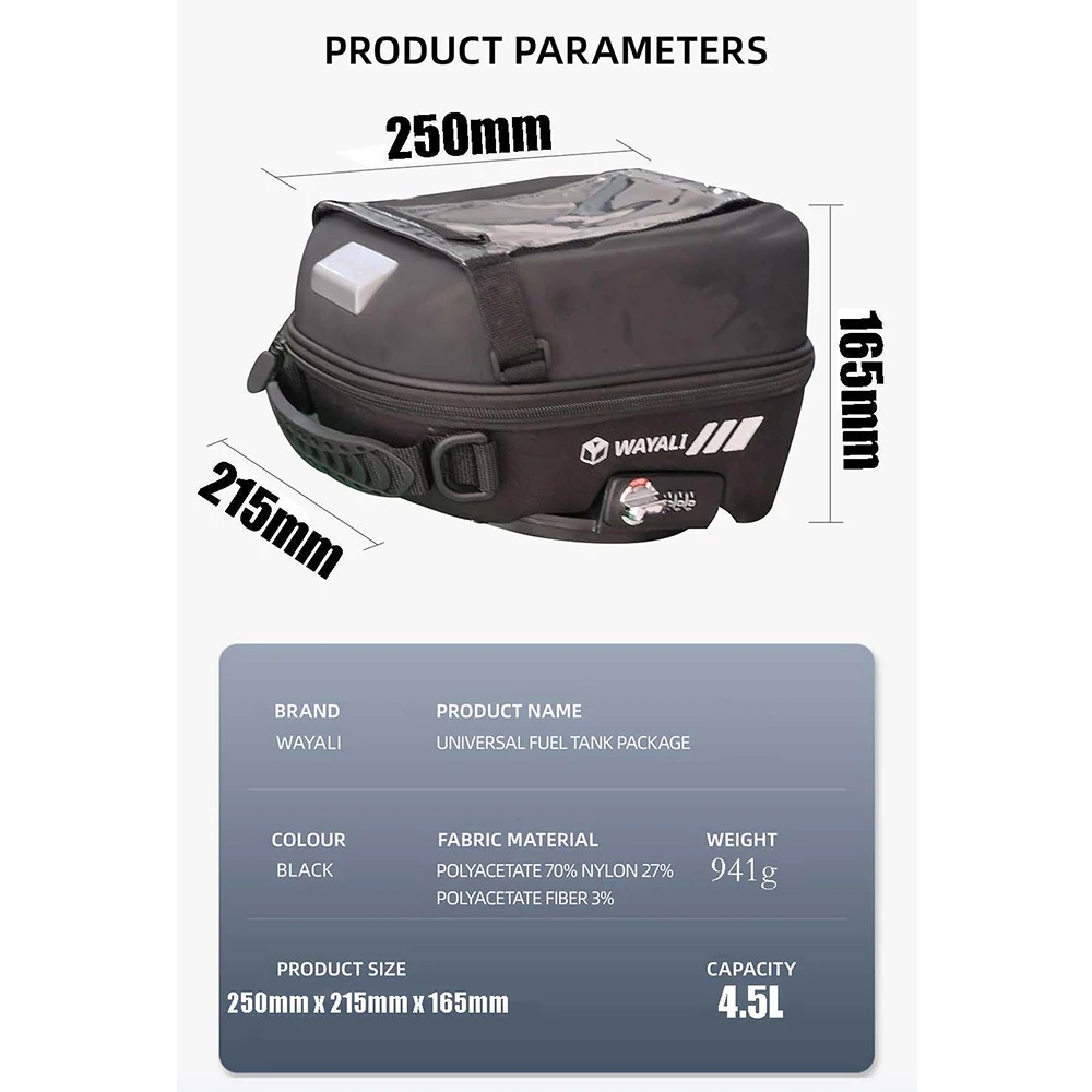 BENELLI BN302 BN600 TRE899K TRE1130K BN 302 600 용 연료 탱크 가방, 내비게이션 방수 탱크 잠금 여행 가방, 수하물 액세서리