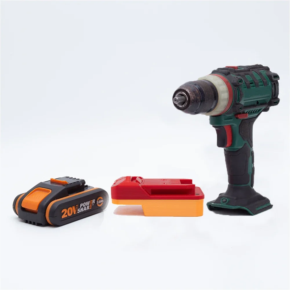 Convertitore Adattatore Batteria Per Worx 4Pin 18V Litio Per Parkside X20V Performance Accessori Per Elettroutensili (Solo Adattatore)
