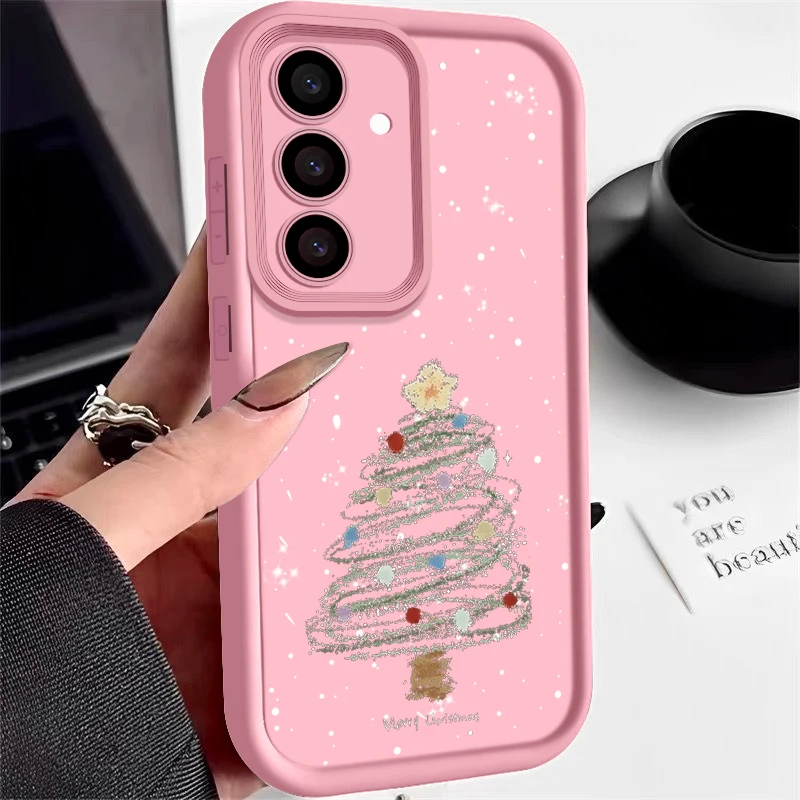 Festive Christmas Tree Soft TPU Phone Case – Durable and Stylish Protective Cover