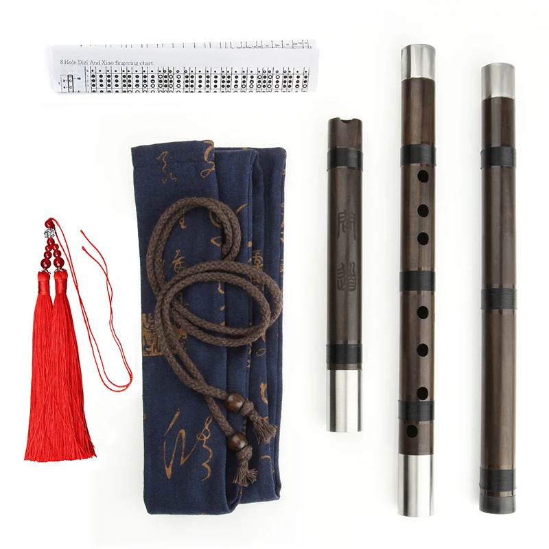 8 Hole G/F Key High Quality 3 Sections Xiao Chinese Bamboo Flute Right Hand Flauta Optional Easy Suitable For Performance