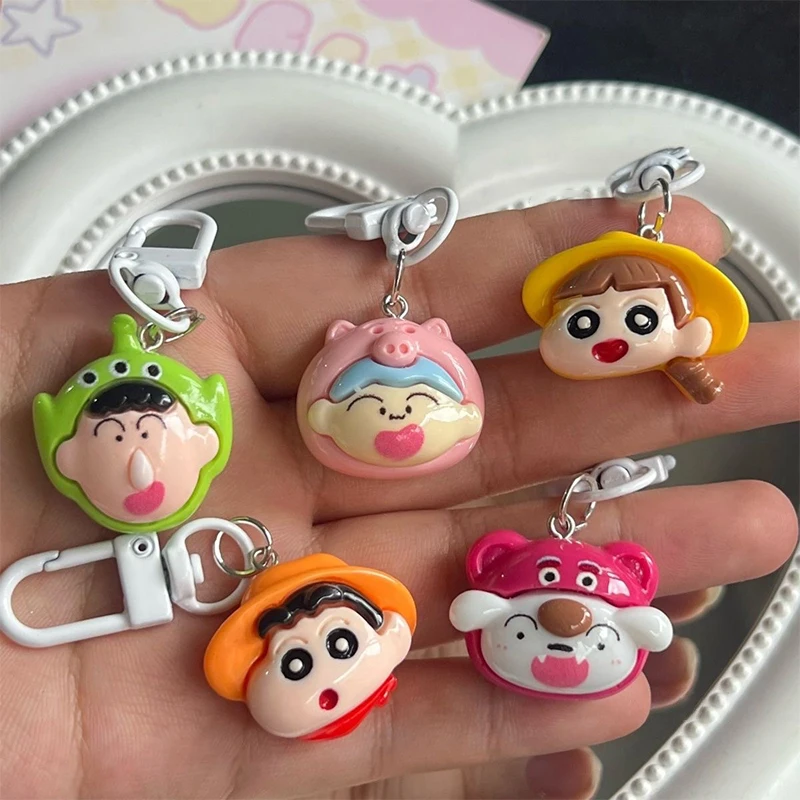 Crayon Shin-chan Bag Cartoon Plush Coin Purse Clip Buckle Coin Wallet  Kawaii Crayon Shin-chan Pendant Bag Pendant Cute Children - AliExpress