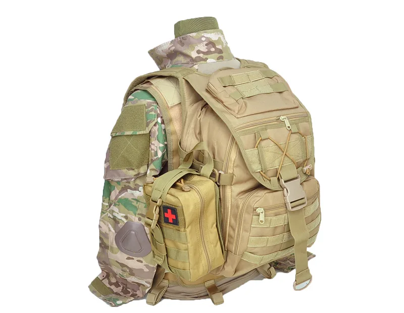 Molle Molle Pouch Camping Survival First Aid Kit Waist Bag Tactical Medical Pack Emergency Outdoor Hunting Travel Backpack