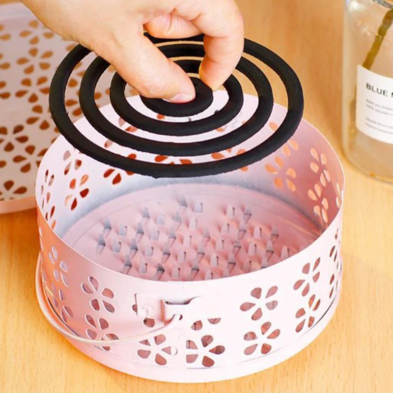 Porta Inciensos Para Decorar Soporte De Incienso En Espiral, Exquisito Grabado, Tapa Mult Porta Incienso De Hierro