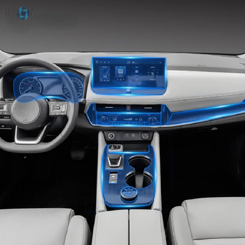 

Для Nissan X-TRAIL Rogue 2021-2022Car внутренняя центральная консоль прозрачная фотопленка с защитой от царапин аксессуары