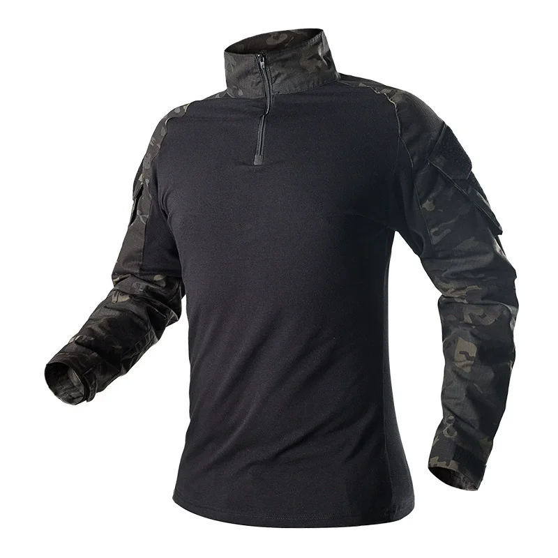 Army Tactical Shirt Man Shirt Military Combat Long Sleeve Men Hunting Cothes Camouflage Shirts Paintball T Shirts