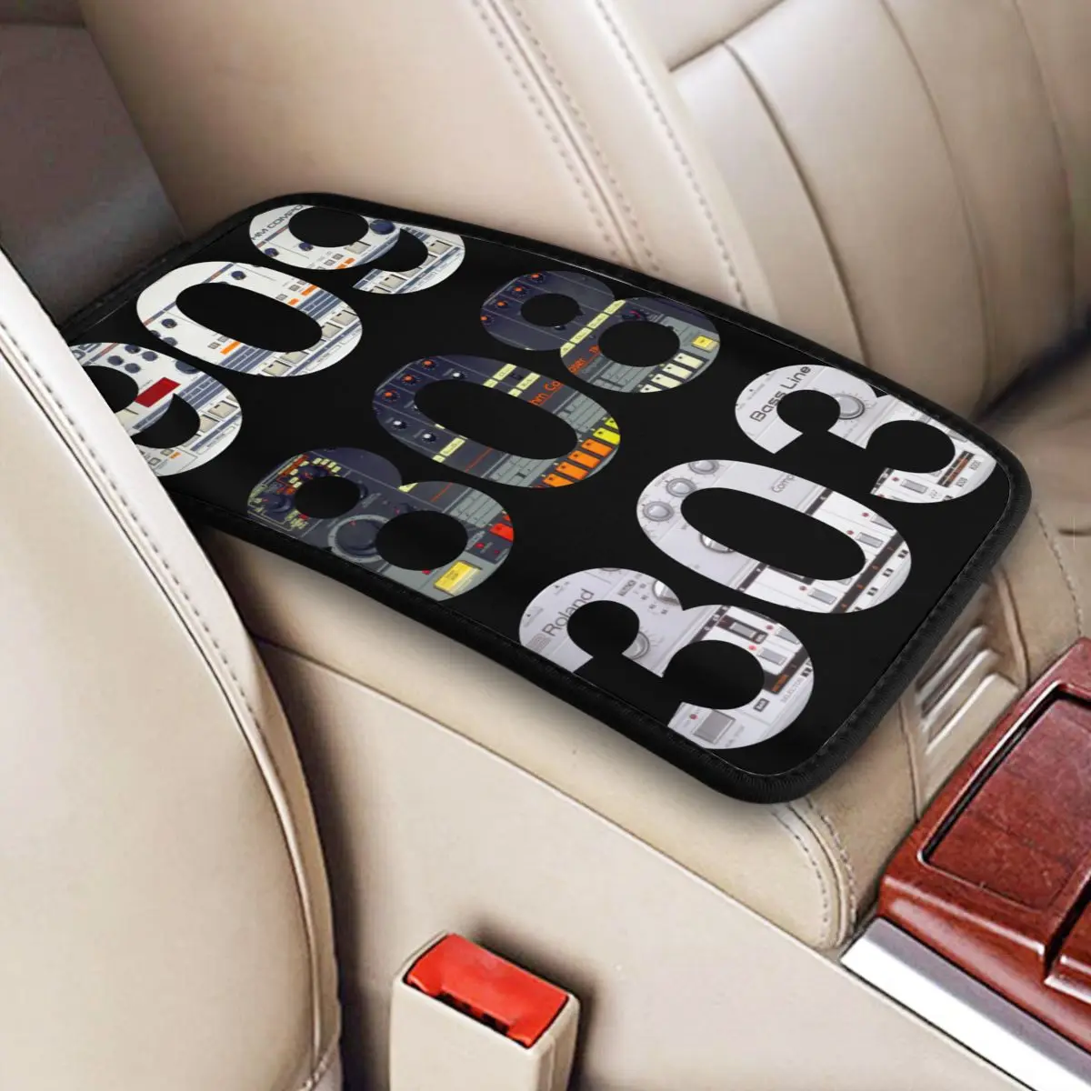 Maniglia Centrale Box Pad Cuscino Auto Accessori Interni Roland 909 808 303 Synth Drum Machine Car Bracciolo Copertura Tappetino Bracciolo Pad