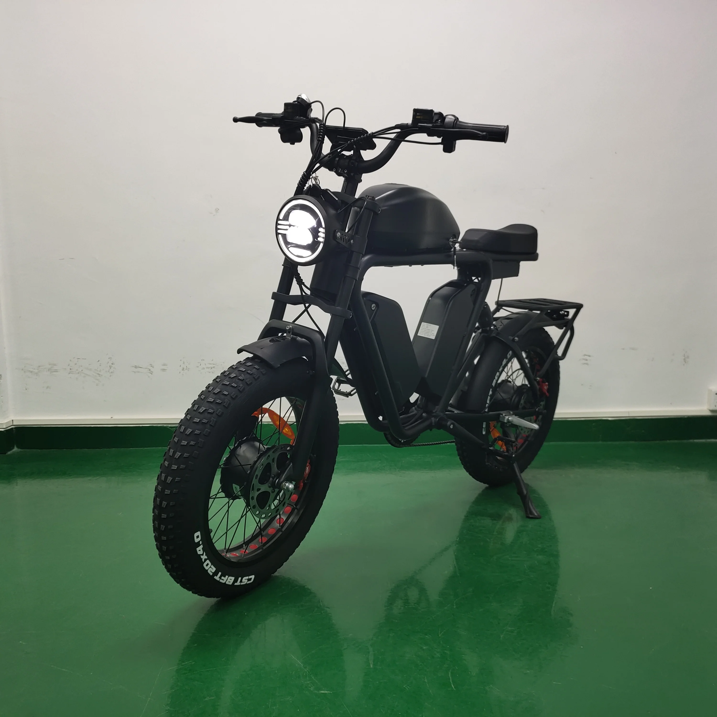 20 Inch Fat Tire 48v1000w*2 Dual Motors 48v 70ah Lithium Batteries Electric Bike Bicycle For Adult