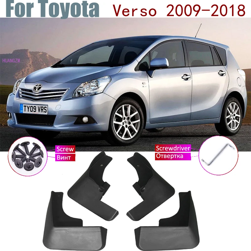 Guardabarros para Toyota Verso AR20, accesorios para salpicaduras, 2009,  2010, 2011, 2012, 2013, 2014, 2015, 2016, 2018|Guardabarros| - AliExpress