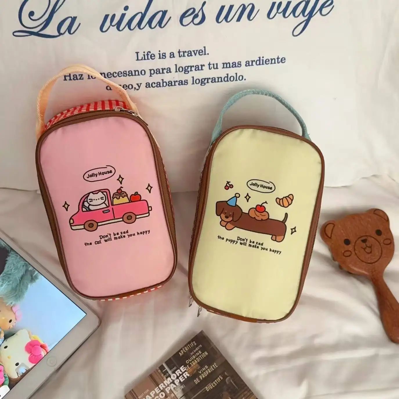 Tragbare Lunchbox-Tasche mit Dicker Aluminiumfolie, Winter-Isoliertasche für Studenten und Berufstätige, Isolierte Frühstückstasche, Allzweck-Tragetasche – Detail 2