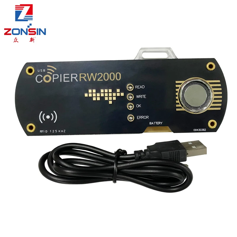 RFID 복사기 복사기 및 터치 메모리 키 태그 카드, RW2000 TM, RW1990, TM1990, iButton 복사, 125KHz, T5577, EM4305, EM4100 키