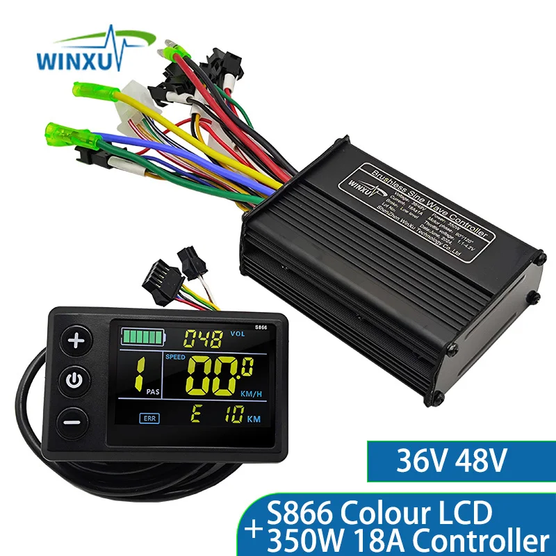 電動自転車改造キット 36V/48V - 250W/350W/500W、スマートコントローラー付き後輪電動自転車改造キット,36V/  コンバージョンキット、後輪電動自転車コンバージョンキット、36V 500W 48V 1000W Eバイクパワフルハブモーターキット、 48V 250W  350W 500W 1000W 1500W ... 36V 48V 15A モータースピードコントローラー、H100 ディスプレイパネル、サムスロットルペダルアシストセンサー付き、電動