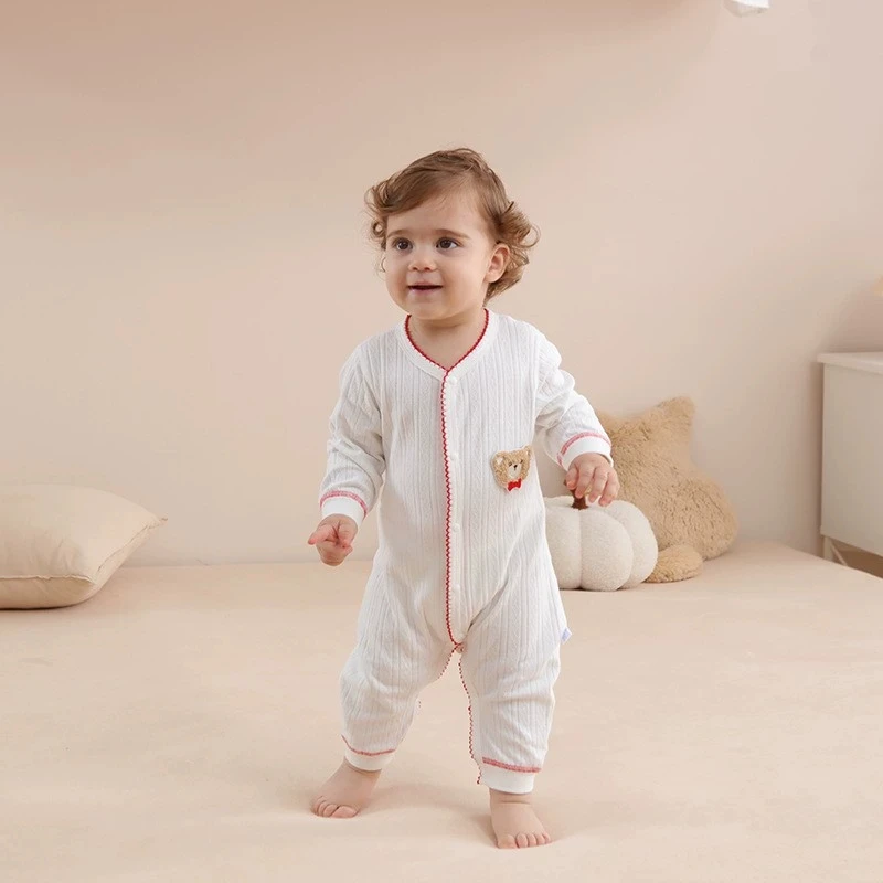 3-24M Newborn Baby Spring Summer Clothes Infant Jacket for Girls Jumpsuit for Boys Soft Cotton Bebe Romper Baby Clothes