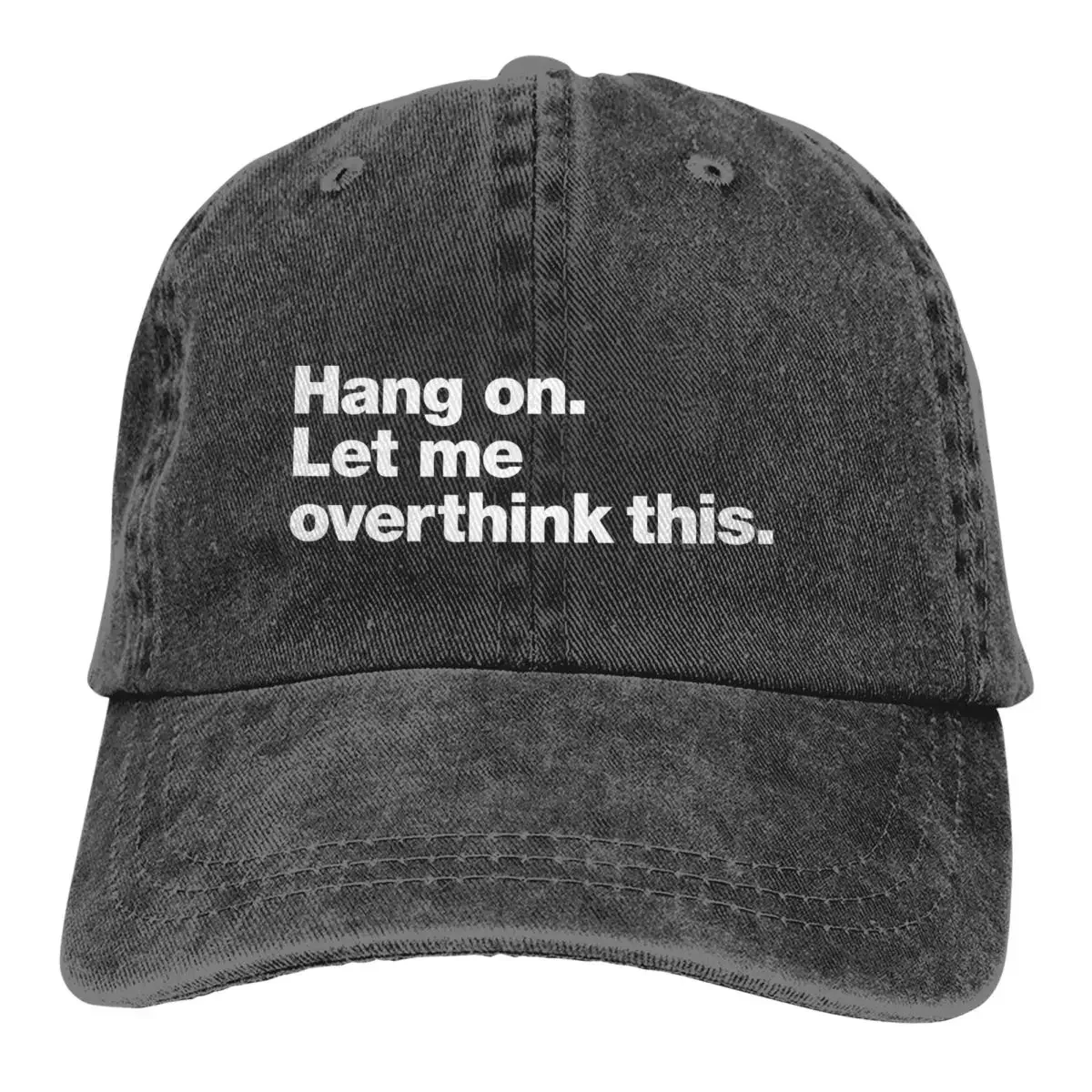 

Бейсболка Let Me Overthink для мужчин и женщин, летняя спортивная Кепка От Солнца