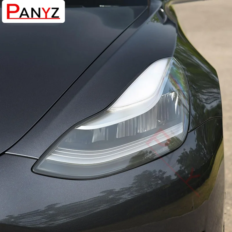 

2 шт., защитная пленка для передних фар Tesla Model 3 X Y S