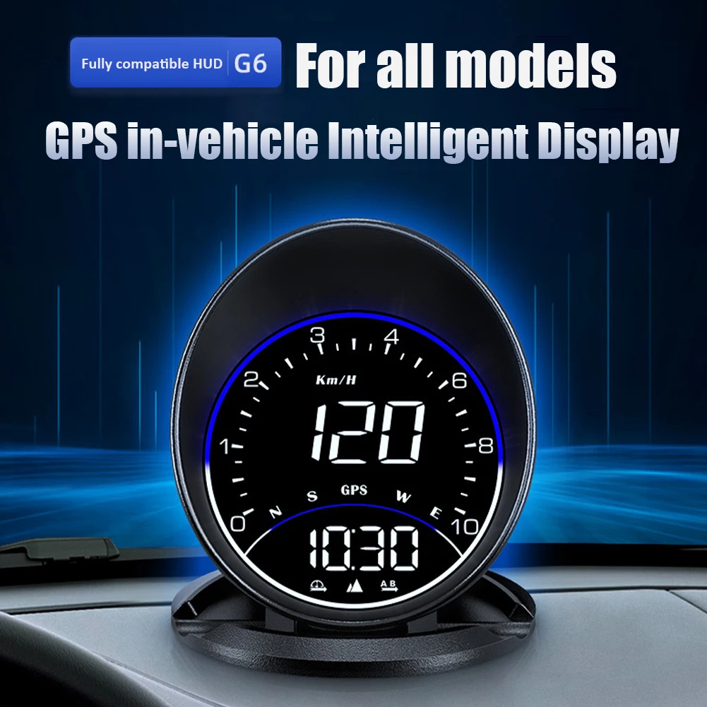 G6 HUD ڵ  ÷ ӵ, 2.5 ġ LED ũ, ޺ GPS  ÷, ӵ ˶  ġ