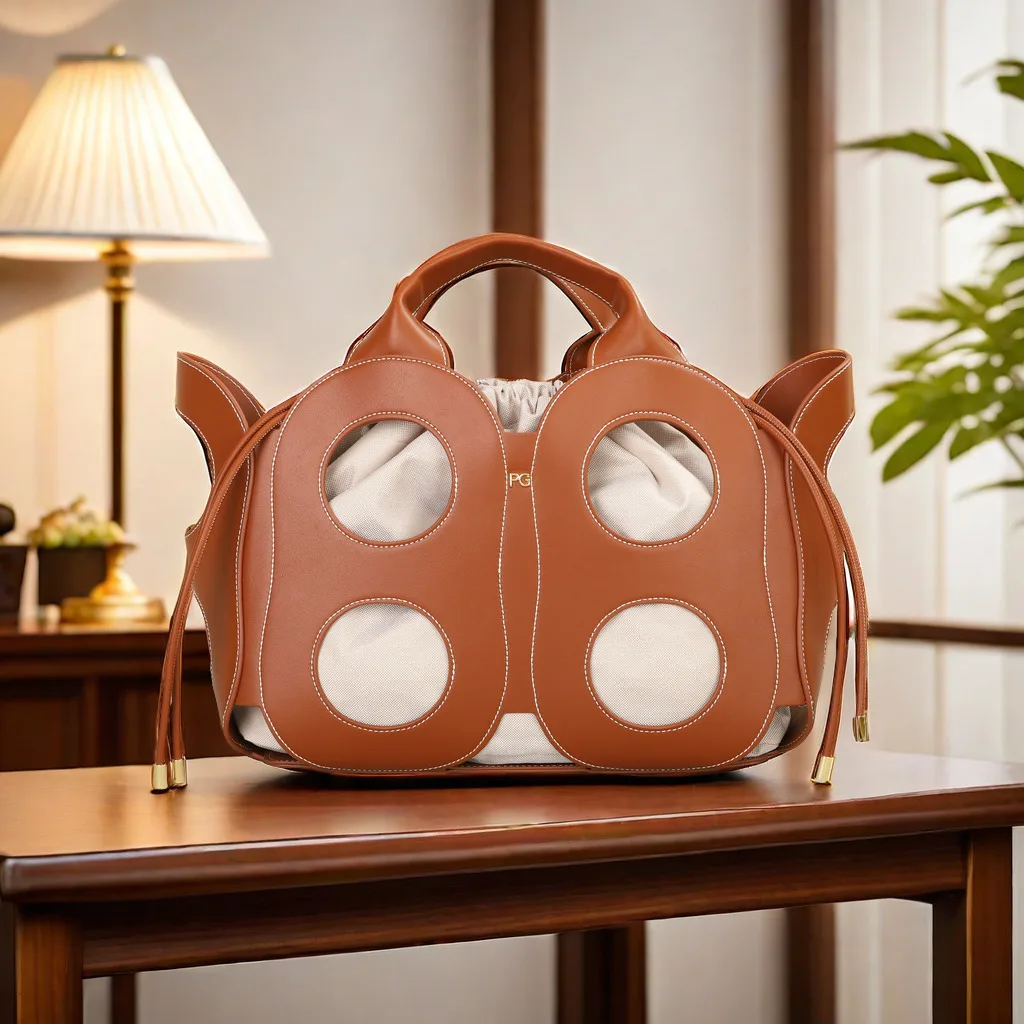 PG PATSY GARIS-حقيبة يد بكتف واحد للنساء ، تصميم م...