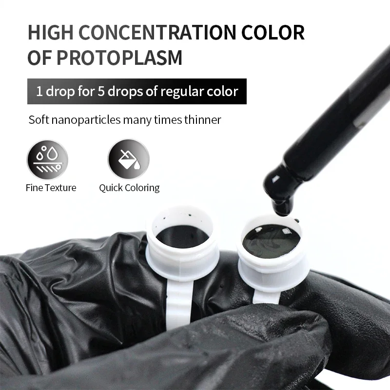 Tattoo Ink Tattoo Ink Pigment BORALA Scalp Micropigmentation Permanent Makeup Professional Microblading Pigments for Hairline SMP Tattoo Inks Supplies