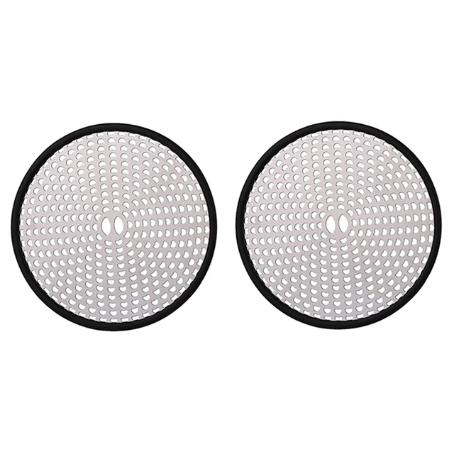 1pc Shower Drain Hair Catcher Cover Strainer, Stall Drain Protector Cover,  Stainless Steel