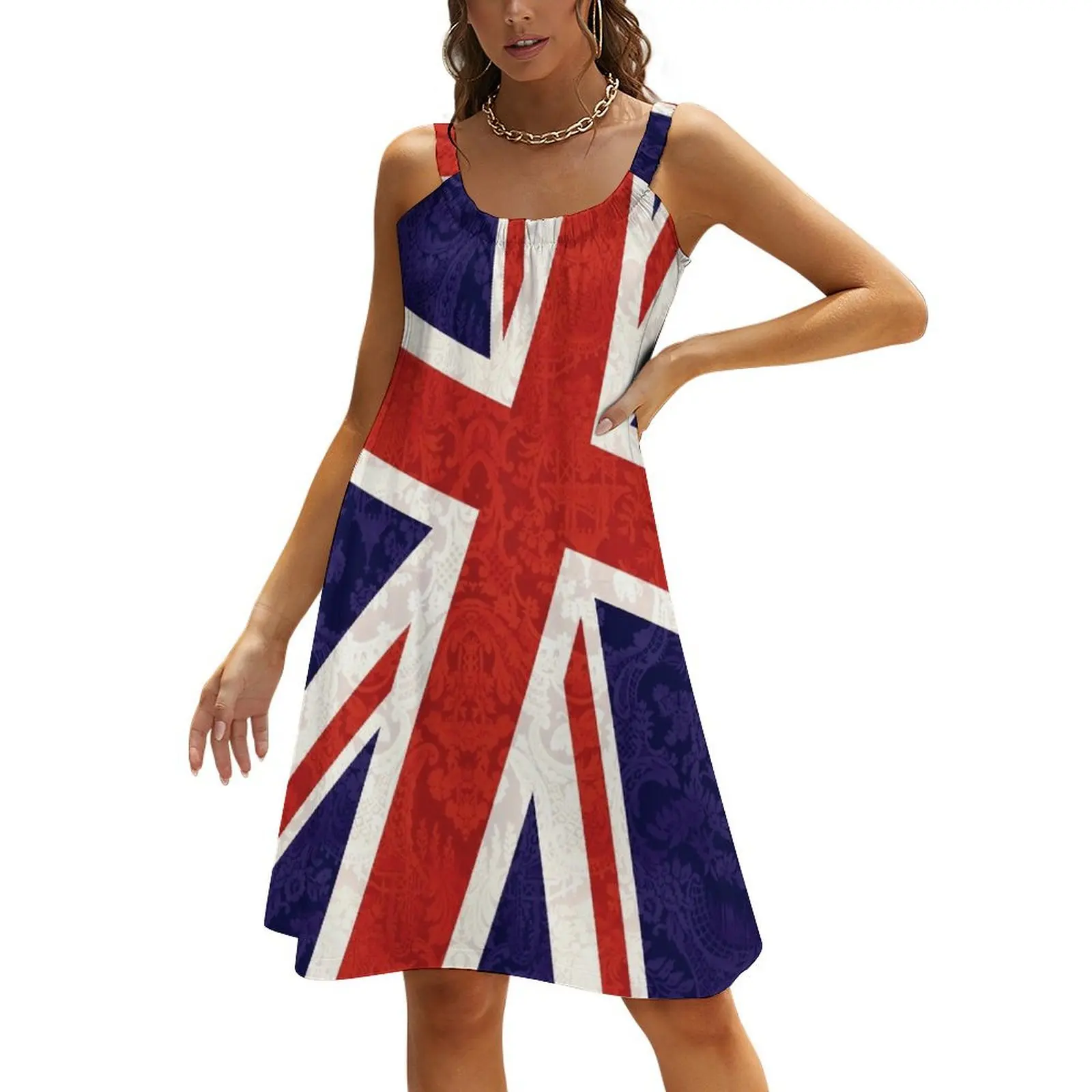 

Flying Union Jack Beach Sling Skirt Woman's evening dress cocktail dresses Dress for pregnant women