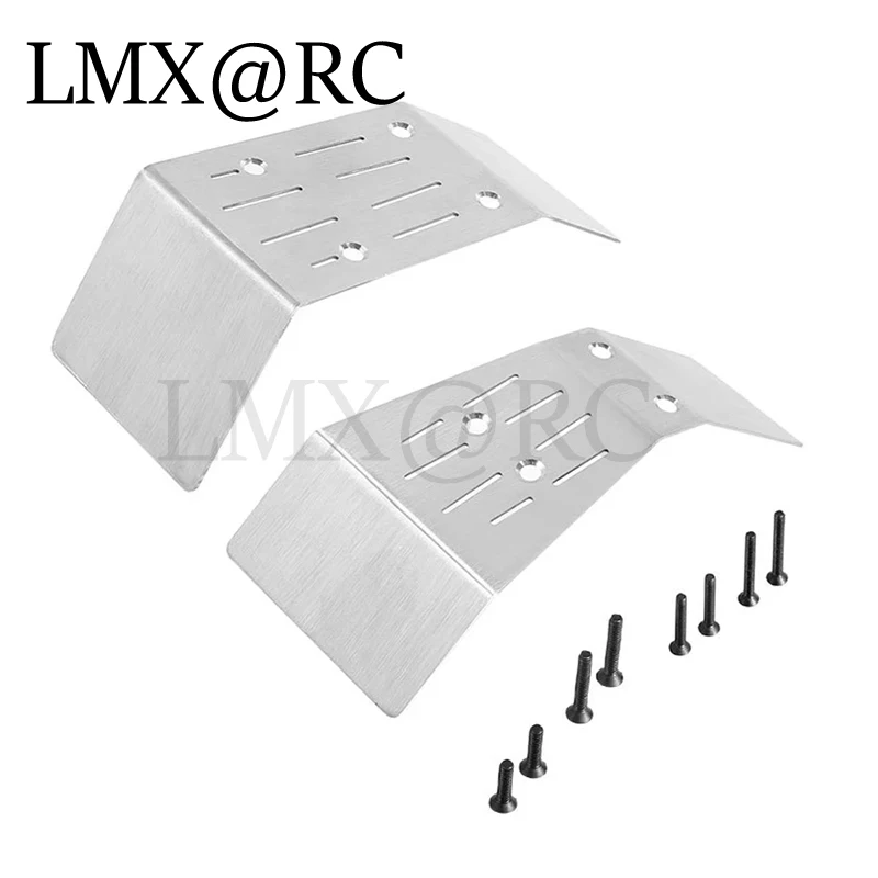 LMX RC Stainless Steel Front and Rear Chassis Armor Protector for ARRMA Gorgon Monster Truck 1/10 2WD RC Car Upgrade Parts