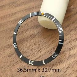 Retro Aluminum Curved Watch Bezel Insert Ring - 36.5mmx30.7mm (11)