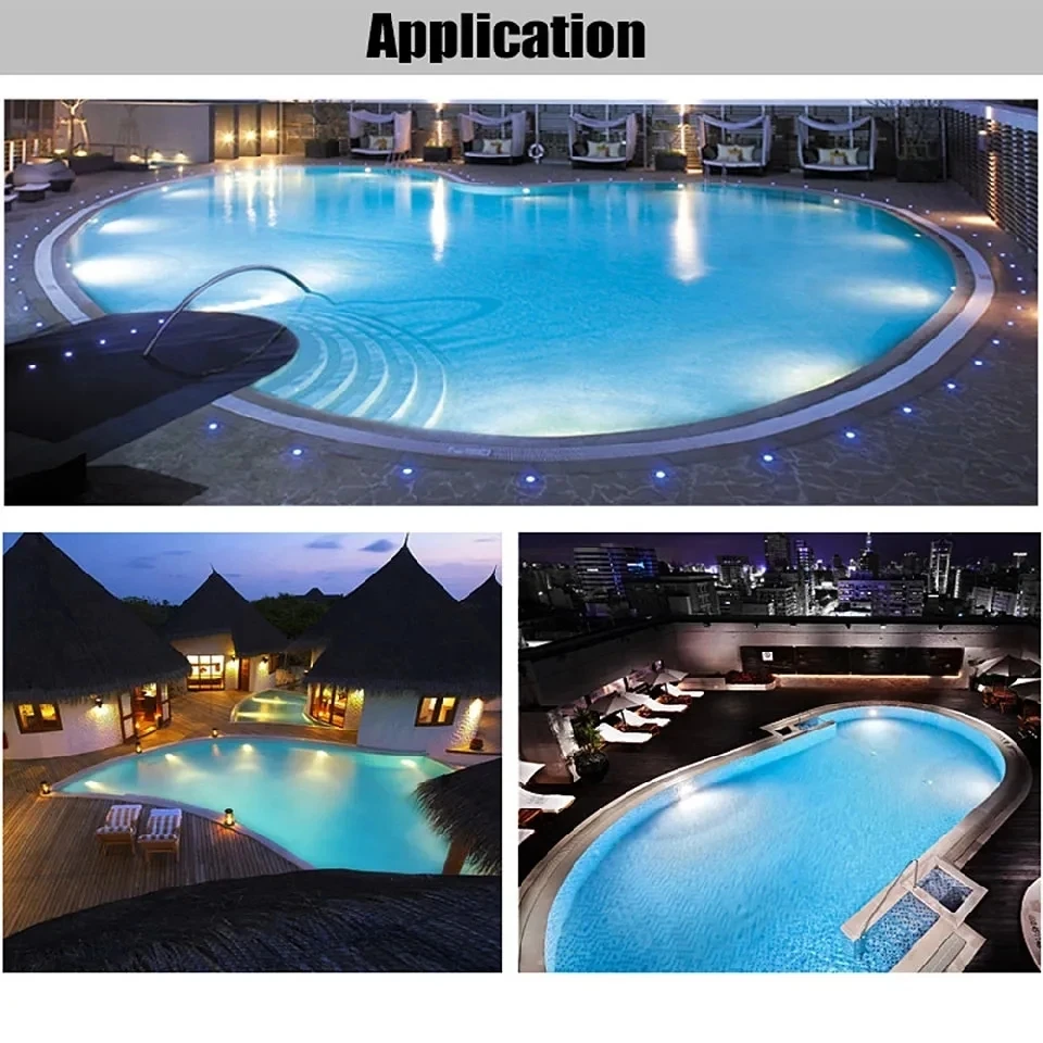 30W RGB LED 풀 조명 블루투스 APP 제어 DC12V 야외/실내 수중 조명 분수 조경 램프 Piscina Luz Spotlight