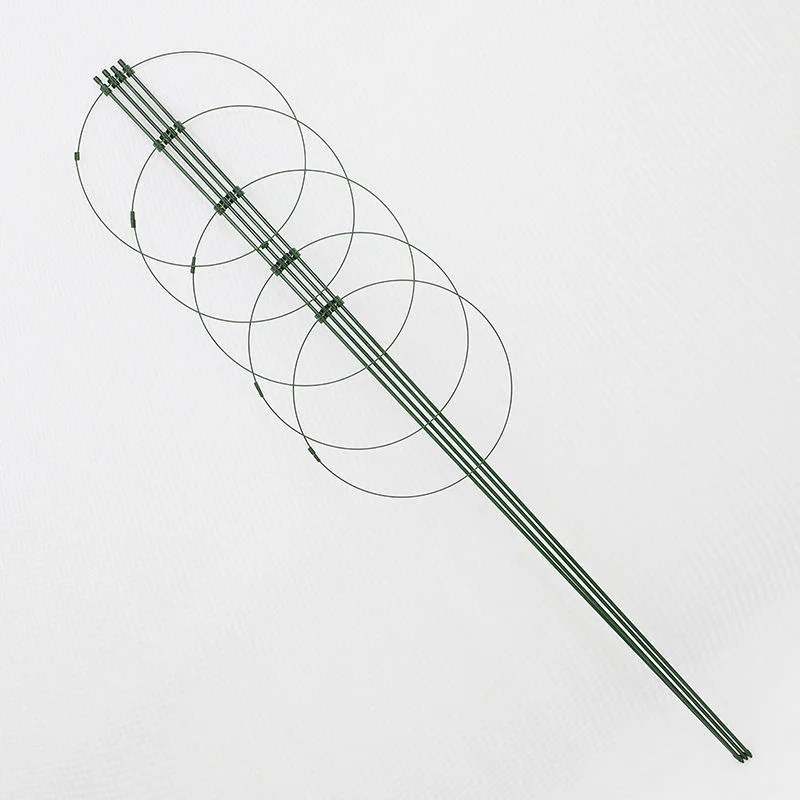 1 Pc Durable Creative Climbing Vine Rack 30cm Plastic Coated Iron Plant Support Frame Garden Balcony Plant Flower Trellis 4