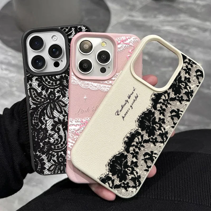 Elegant Lace Print Phone Case