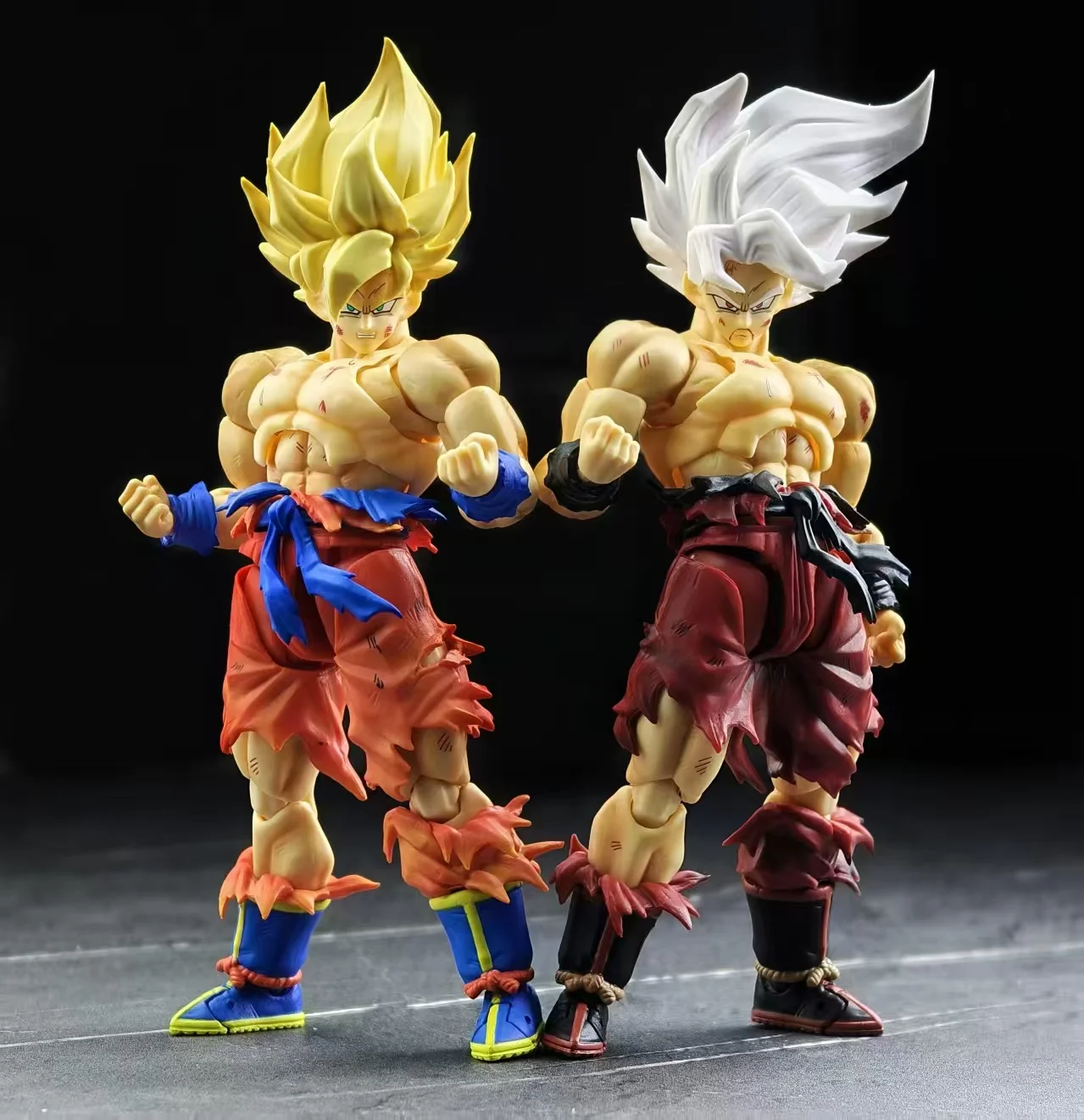 Auf Lager Nan&T SHF Battle Weekly GOKU Dragon Ball Z 1/12 Maßstab Actionfigur Modell Spielzeug Anime Figuren Brinquedos Geschenk