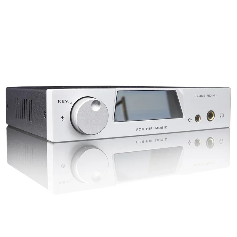 

M1 Dual ES9038 Decoder Bluetooth 5.1 QCC5125 LDAC HIFI DSD512 XMOS USB Hard DSD DAC With Built-in Linear Power Supply Display