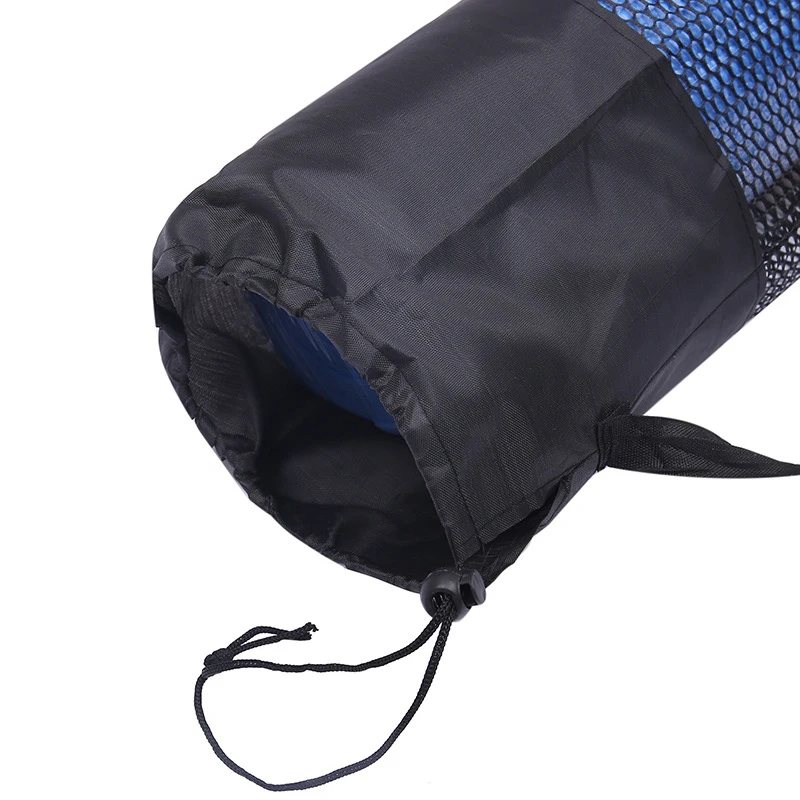 Description Picture 6 of itemYoga Mat Carrier Mesh Bag Nylon Yoga Mat Storage Bag Backpack Waterproof Fitness Center Black (Yoga Mat Not Including)