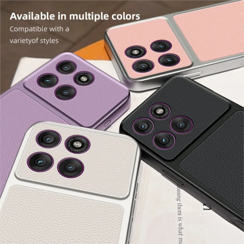 Fashion Shockproof Hybrid PU Leather Protective Case