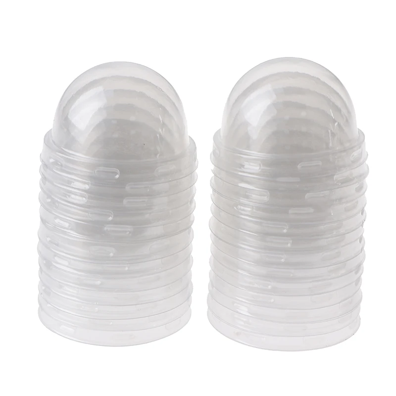 50pcs Plastic Cupcake Paper Cup Transparent Lid Cover Hat for Upper Caliber 5/5.8/6.8cm Baking Cups Muffin Cup Cake Decoration