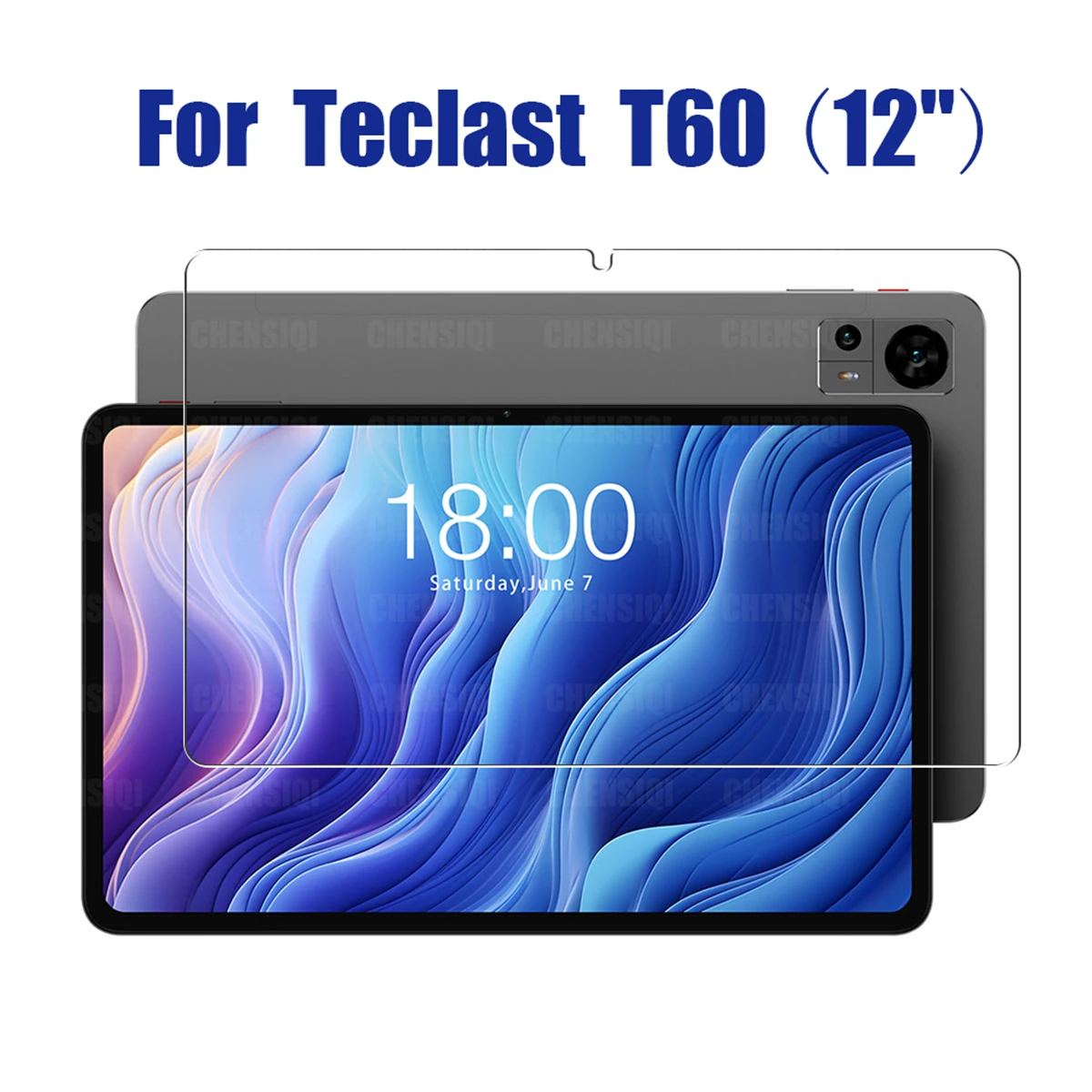 

Tempered Glass film for Teclast T60 12 Inch Tablet 9H Hardness HD Anti-Scratch Screen Protector for Teclast T60 12"