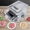 110V/220V Electric Meat Slicer Commercial Automatic Slicer Multifunctional Stainless Shred Slicer Cutter Meat Meat Grinder 1