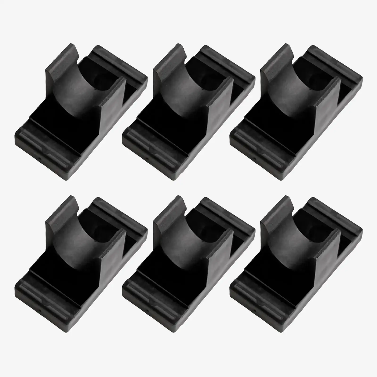6x Camping Wagon Card Buckle, Utility Grocery Wagon Card Buckle Golf Trolley Buckle for Transportation Shopping Picnic