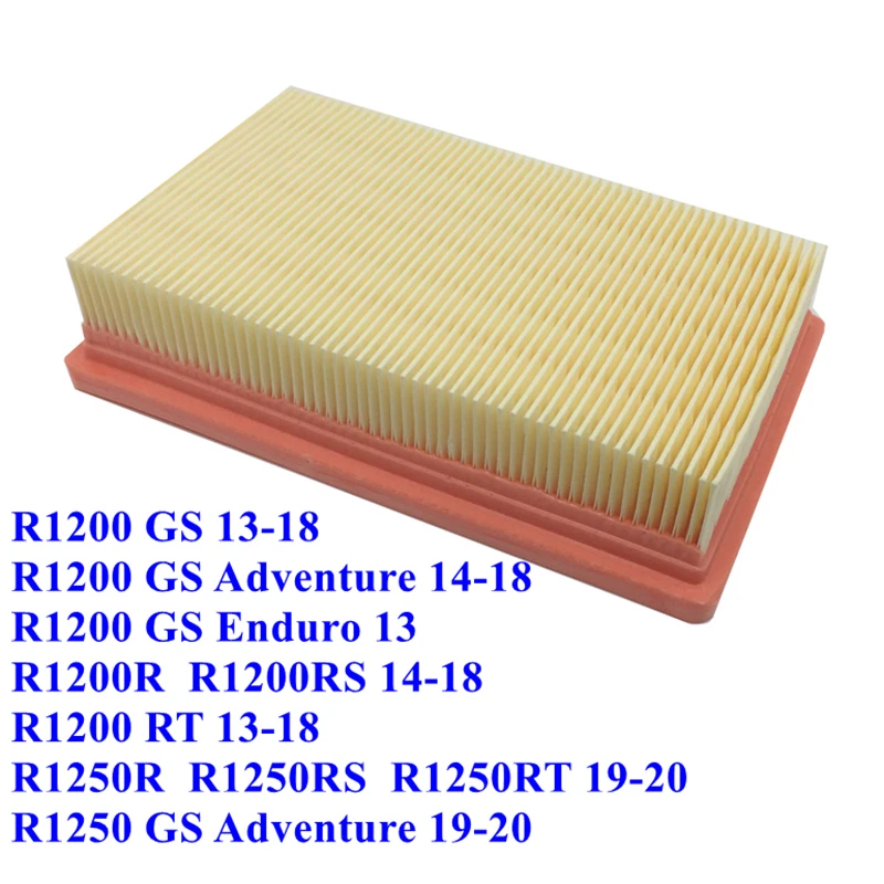 Motorcycle Air Filter element cleaner For BMW R1200GS Adventure 13-20 R1200RT 13-18 R1200RS 14-18 R1250GS R1250R R1250RT 19-20 | Автомобили