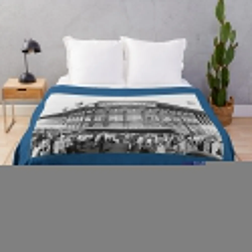 

NYC, Ebbets Field Baseball Stadium, 1950s, Historic Photo Throw Blanket Designers Heavy Blankets