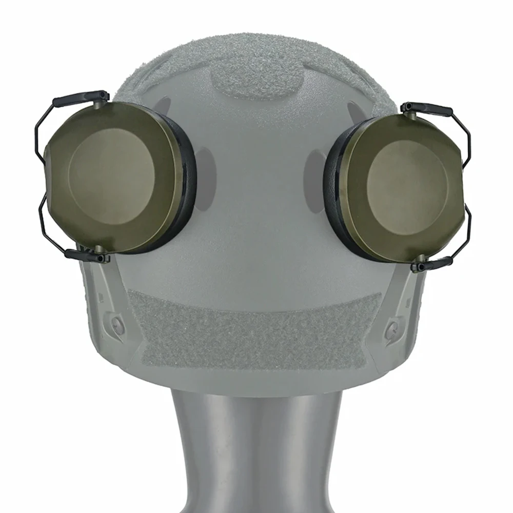 Electronic Earmuffs Tactical Headset Noise Cancelling Headphones Anti-Noise Ear Plugs Tactical Hunting Ear Defenders Helmet Mounted Version Muff Hearing Protection Soundproof Shooting