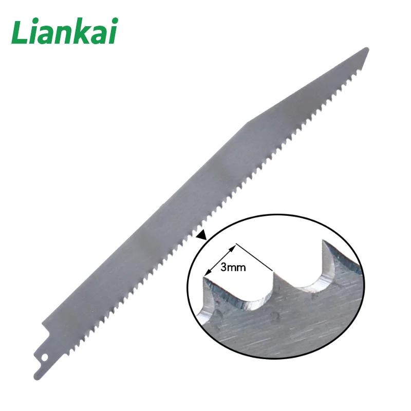 1PCS240mmStainlessSteelReciprocatingSawBladeforCuttingBoneMeatWoodMultifunction