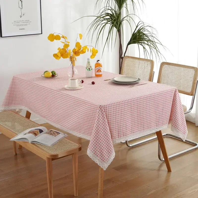 

Waterproof premium sense rectangular home dining tablecloth yellow
