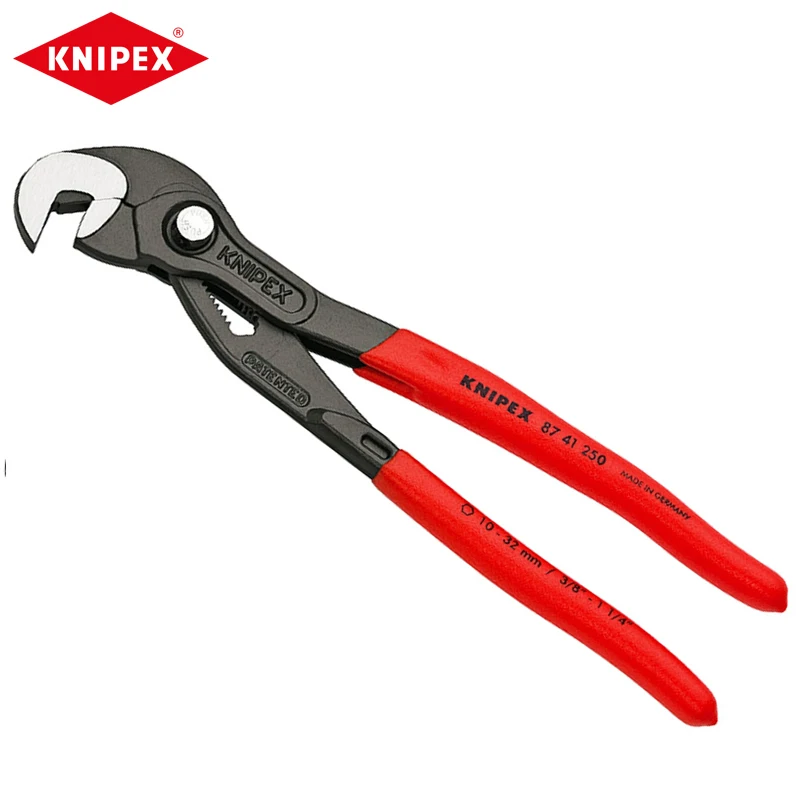 

KNIPEX 87 41 250 Raptor Pliers 10" Quickly Grip Multiple Slip Joint Spanner RAP Tools