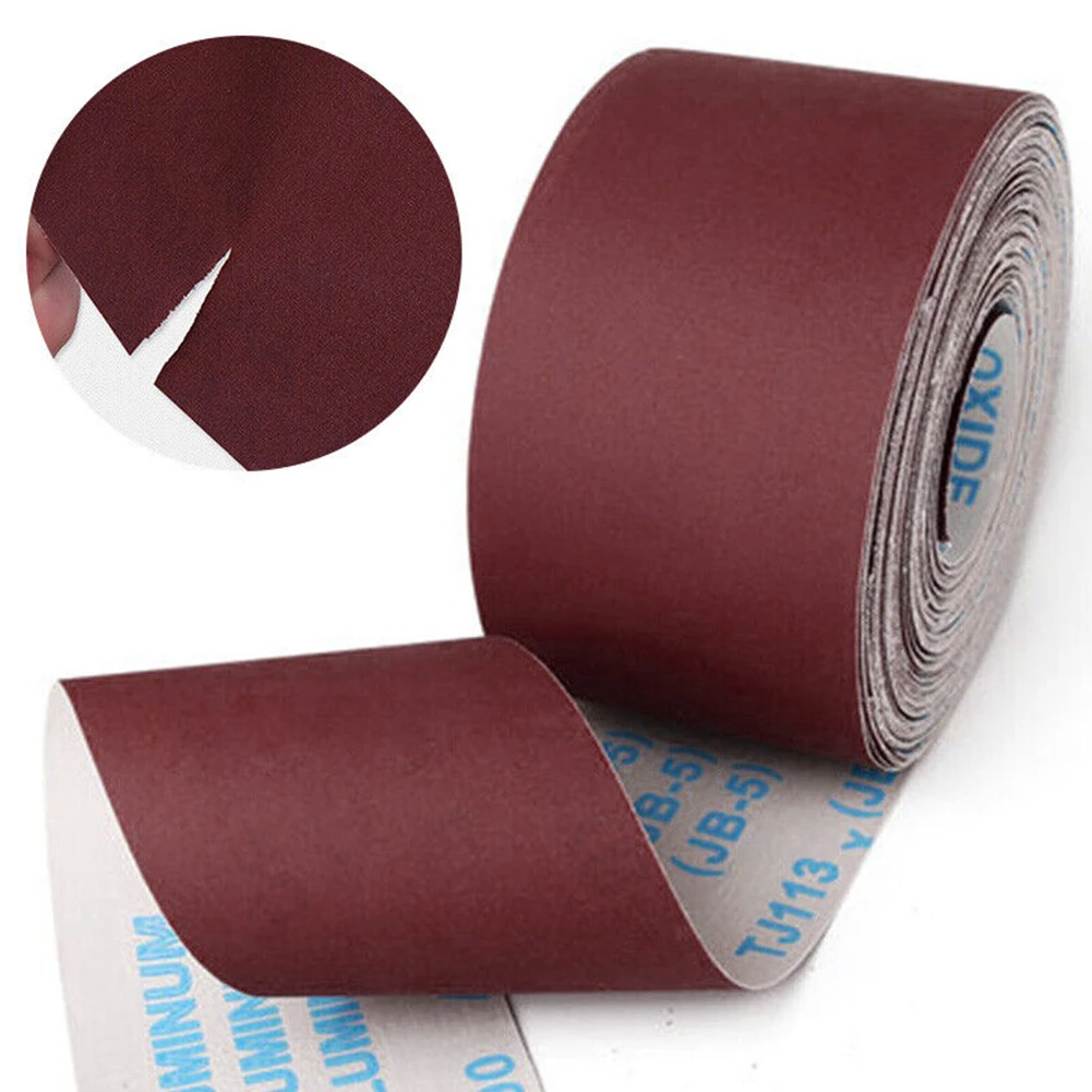 

Sandpaper Roll Emery Cloth Sand Paper Sanding Abrasive Sheets 1 Meter Length 4'' 100mm Width 80 120 180 240 600 800 Grit